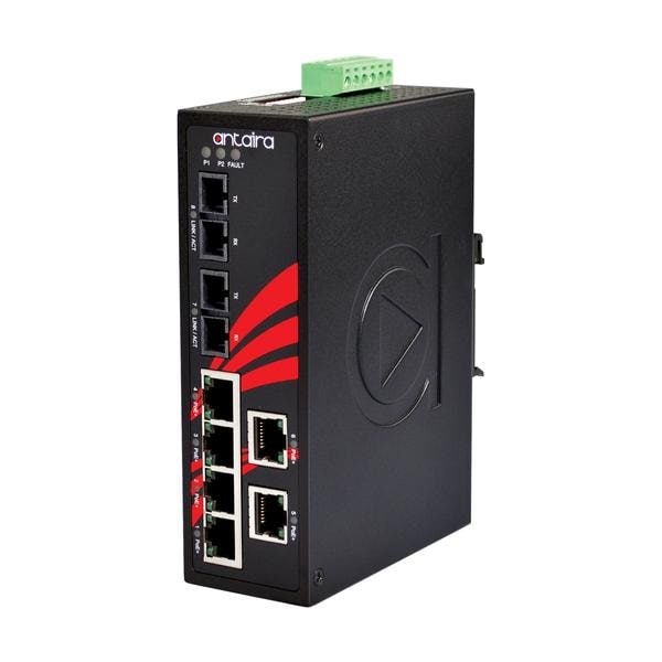 8-Port Industrial PoE+ Unmanaged Ethernet Switch